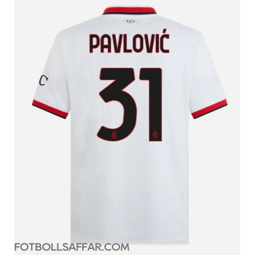 AC Milan Strahinja Pavlovic #31 Bortatröja 2024-25 Kortärmad